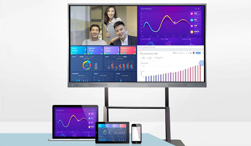 會議平板與傳統(tǒng)會議投影儀相比，看看那種更便捷高效